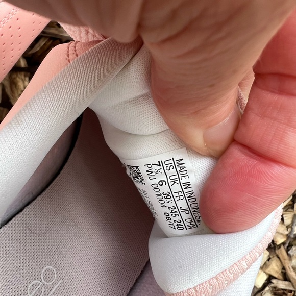 Adidas Pink Leather Neo Comfort Footbed - Picture 8 of 10